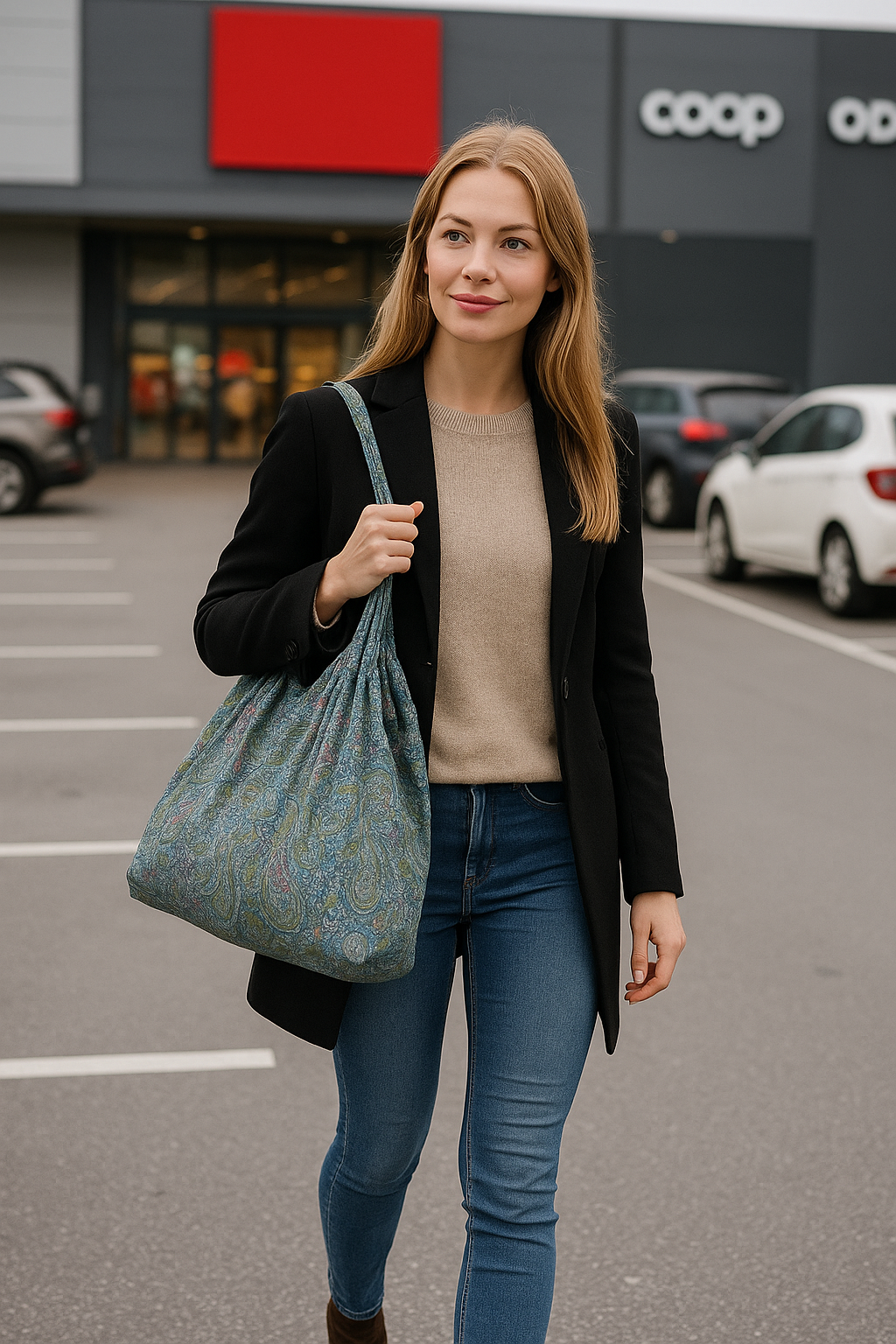 Reusable bag silke Iwasasari